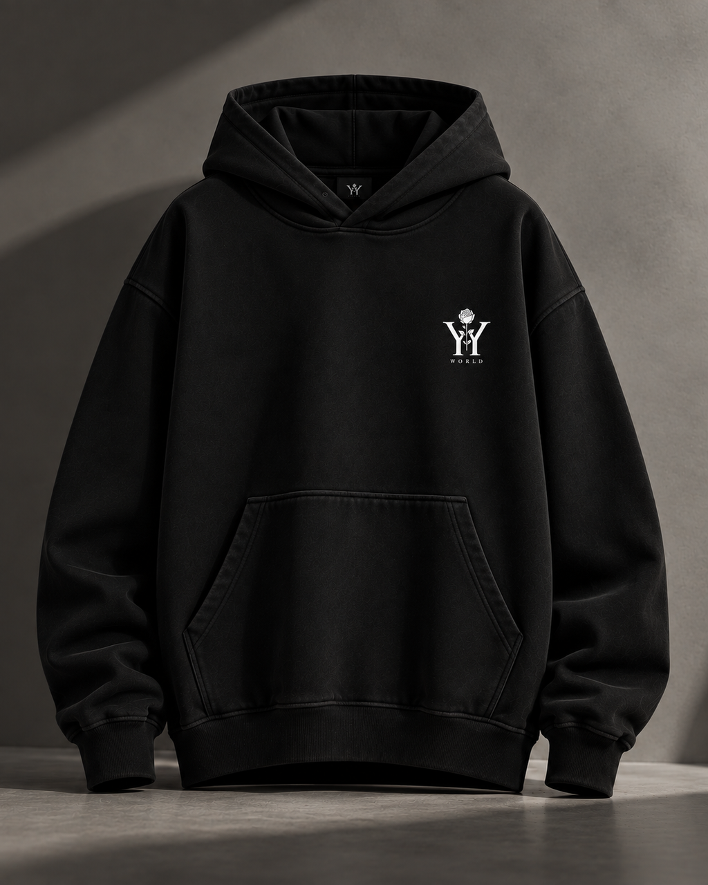 WORLD 001 Oversized Hoodie — front